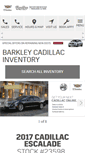 Mobile Screenshot of barkleycadillac.com